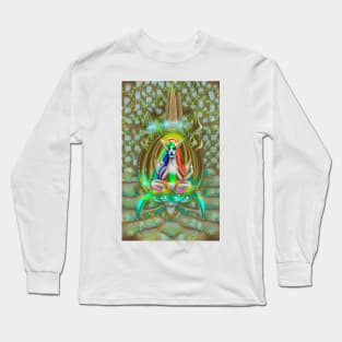 Enlightened Llama Unicorn Long Sleeve T-Shirt